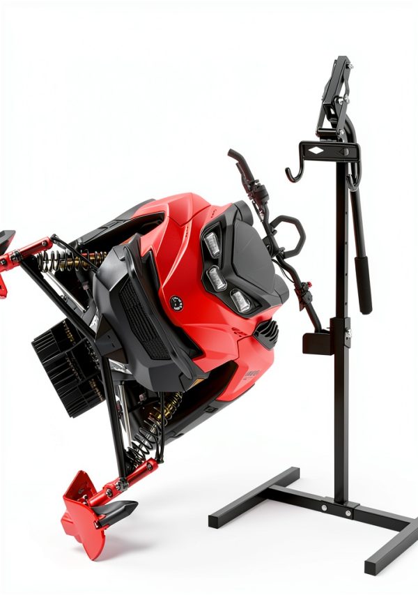 Snowmobile Lift Stand by JIANBENKJ Heavy Duty Steel-3