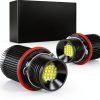 APMAT Angel Eyes LED Bulb for BMW E39/E53/E60 White Aluminum 160W-0