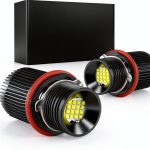 APMAT Angel Eyes LED Bulb for BMW E39/E53/E60 White Aluminum 160W-0