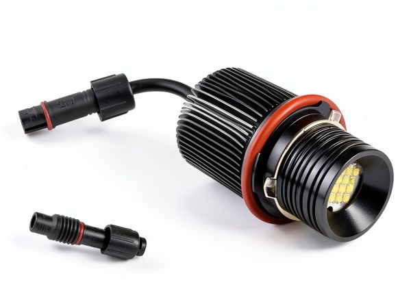 APMAT Angel Eyes LED Bulb for BMW E39/E53/E60 White Aluminum 160W-7