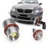 APMAT Angel Eyes LED Bulb for BMW E39/E53/E60 White Aluminum 160W-8