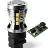 Yorkim 3157 LED Turn Signal Bulb White Pack of 2 6000K 8W Vehicle-4
