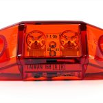Peterson LED Marker Light 168R Black Waterproof Acrylic Clearance Lamp-0