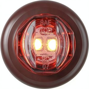 Optronics Red LED Clearance Marker Light MCL11RKB 3/4" Front-0