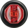 Optronics Red LED Clearance Marker Light MCL11RKB 3/4" Front-1
