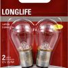 Sylvania 7225LL.BP2 Automotive Turn Signal Bulb Long Life-0