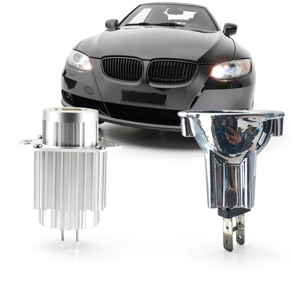 APMAT White LED Angel Eye Marker Lights for BMW E90 2006-2008 2 Count-5