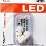 SYLVANIA - 168 T10 W5W LED White Mini Bulb - Bright LED Bulb, Ideal for Interior Lighting - Map, Dome, Cargo and License Plate (Contains 2 Bulbs)-0