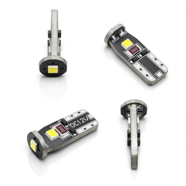SIR IUS LED 194 LED Bulbs Extremely Super Bright 3030 Chipset for Car truck Interior Dome Map Door Courtesy Marker License Plate Lights Compact Wedge T10 168 2825 Xenon White Pack of 10-5