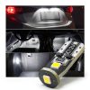 SIR IUS LED 194 LED Bulbs Extremely Super Bright 3030 Chipset for Car truck Interior Dome Map Door Courtesy Marker License Plate Lights Compact Wedge T10 168 2825 Xenon White Pack of 10-6